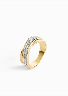 Δαχτυλίδι με κρυστάλλους Swarovski®-bpc bonprix collection